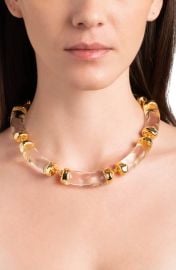 Alexis Bittar Liquid Lucite Pillow Link Necklace at Nordstrom